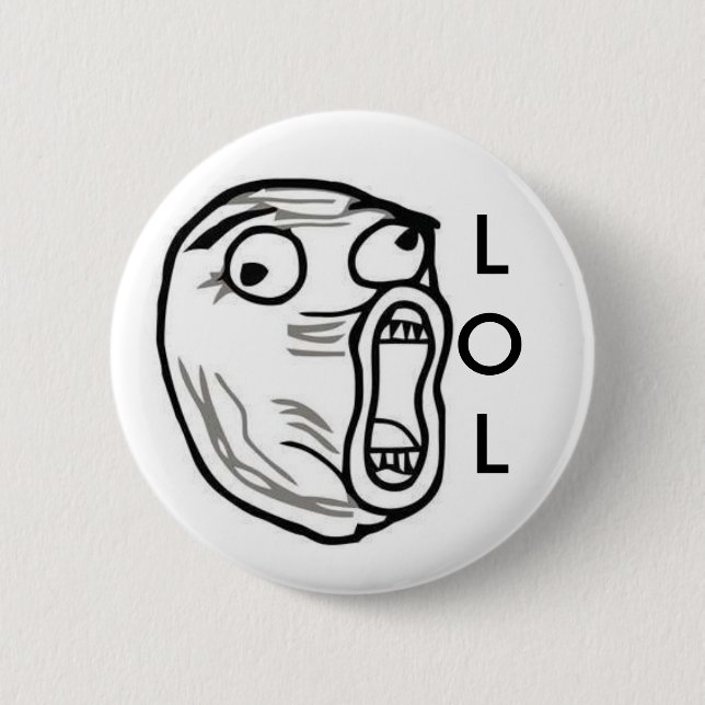 LOL funny internet meme Pinback Button (Front)