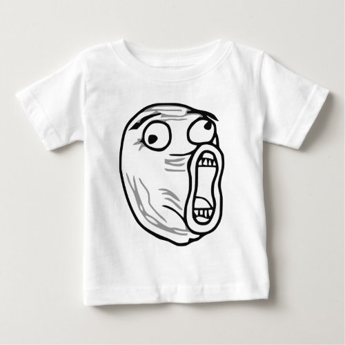 LOL Laugh Out Loud Rage Face Meme Baby T_Shirt