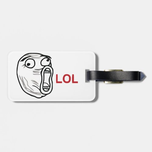 LOL meme Luggage Tag