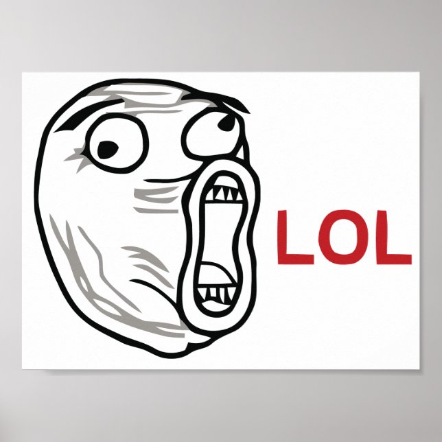 LOL meme Poster (Front)