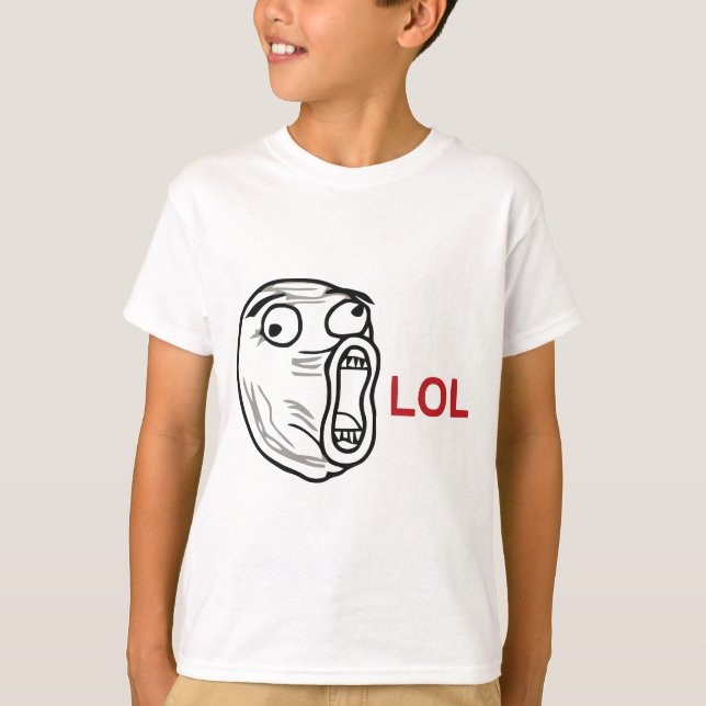 LOL meme Tie T-Shirt (Front)