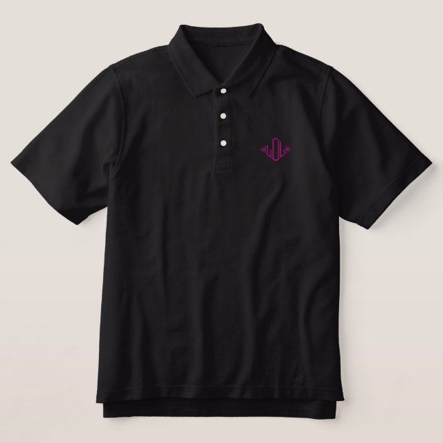 LOL Monogram Embroidered Polo Shirt (Design Front)