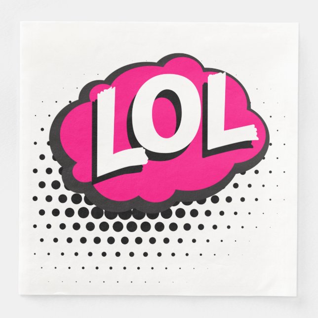 LOL PAPER DINNER NAPKINS (Front)