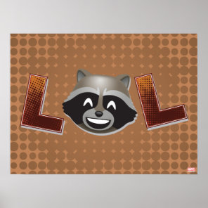 LOL Rocket Emoji Poster
