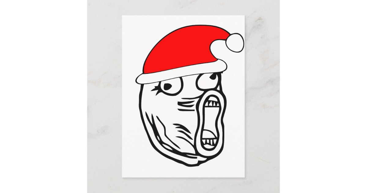 santa troll face