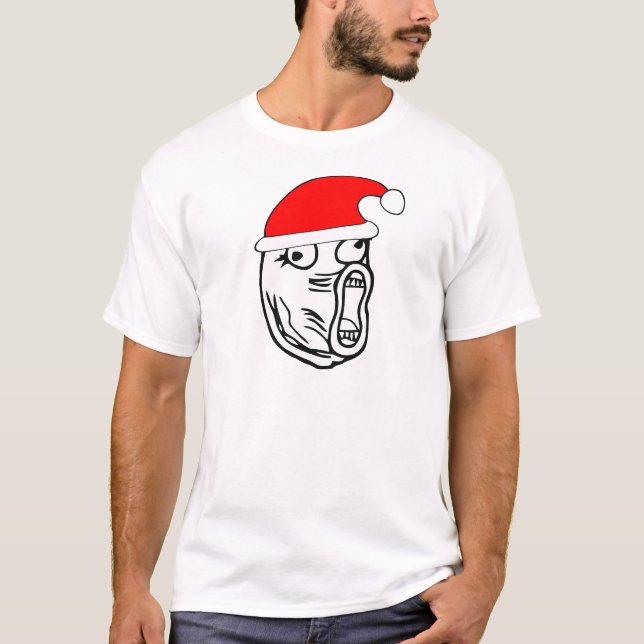 LOL Santa - xmas internet meme T-Shirt (Front)
