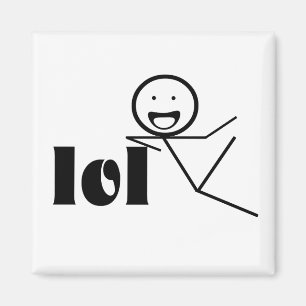 lol stick man magnet