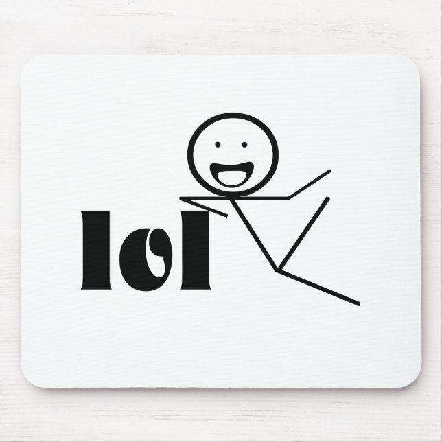 lol stick man mouse pad (Front)