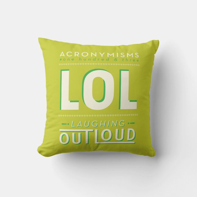 LOL THROW PILLOW (Front)