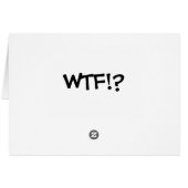 LOL WTF!  Card (Back Horizontal)