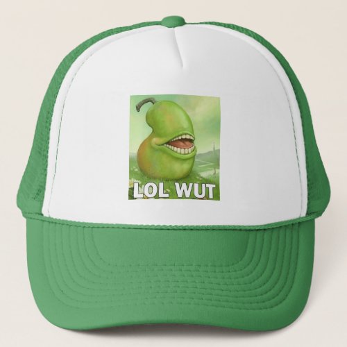 Lol Wut Pear Trucker Hat