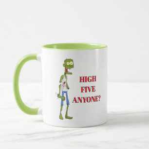 LOL! ☕ Zombie Mug – High Five Anyone?