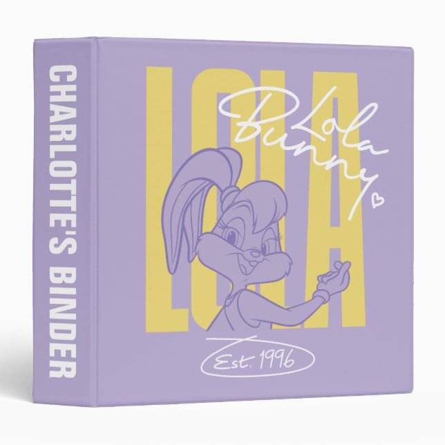 Lola 1996 Vibe 3 Ring Binder (Front/Spine)