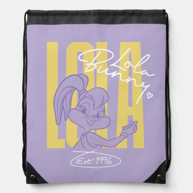 Lola 1996 Vibe Drawstring Bag (Front)