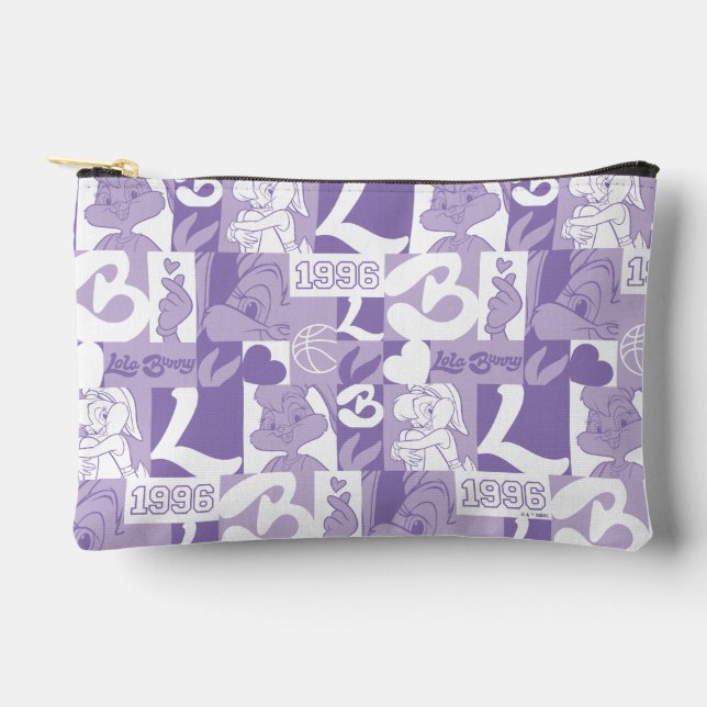 Lola '96 Grid Pattern Accessory Pouch (Front)