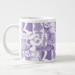 Lola '96 Grid Pattern Giant Coffee Mug