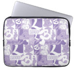 Lola '96 Grid Pattern Laptop Sleeve