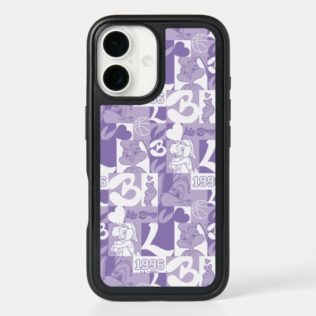 Lola '96 Grid Pattern Otterbox iPhone Case (Back)