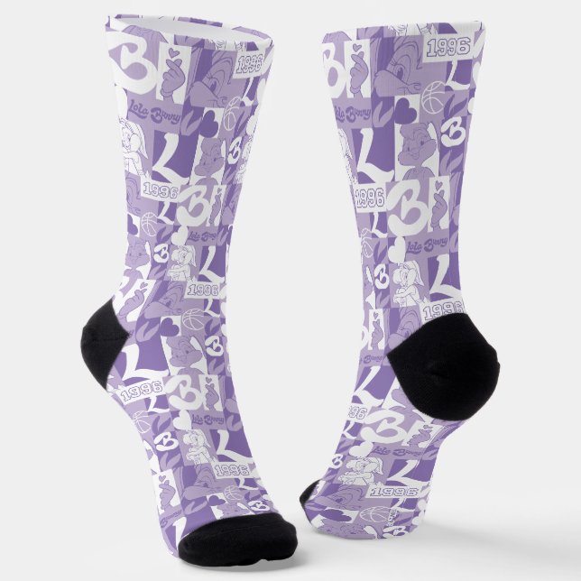 Lola '96 Grid Pattern Socks (Angled)