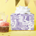 Lola '96 Grid Pattern Wrapping Paper