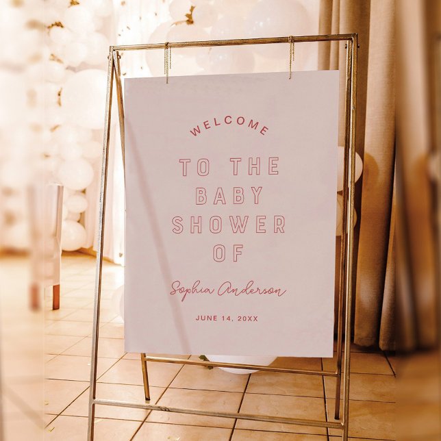 LOLA Baby Shower Welcome Sign - Girl (Creator Uploaded)