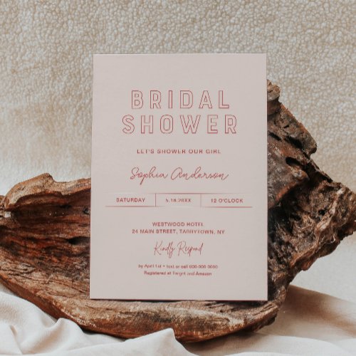 LOLA Bridal Shower Invitation
