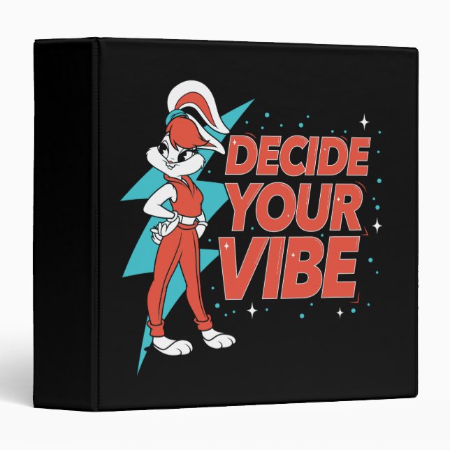 Lola Bunny Decide Your Vibe 3 Ring Binder (Front/Spine)