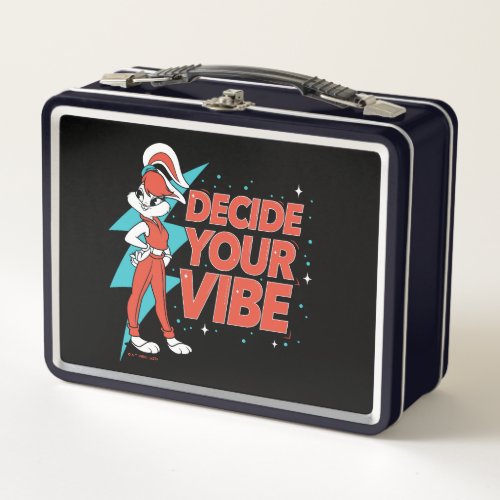 Lola Bunny Decide Your Vibe Metal Lunch Box