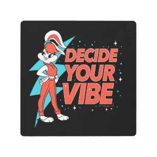 Lola Bunny Decide Your Vibe Metal Print