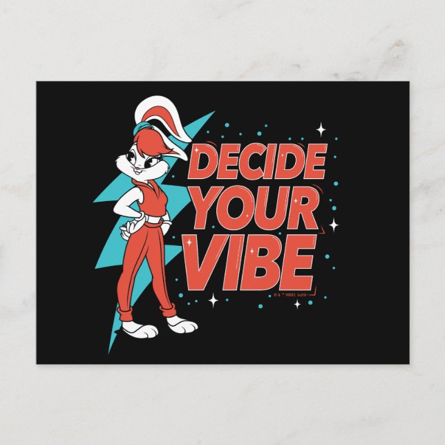 Lola Bunny Decide Your Vibe Postcard (Front)