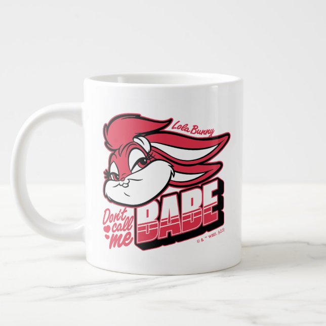 Lola Bunny Don't Call Me Babe Giant Coffee Mug (Left)