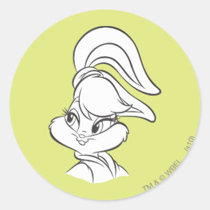 Lola Bunny Expressive Classic Round Sticker