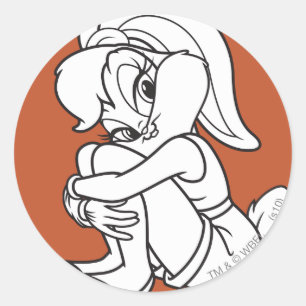 Lola Bunny Flirty Classic Round Sticker
