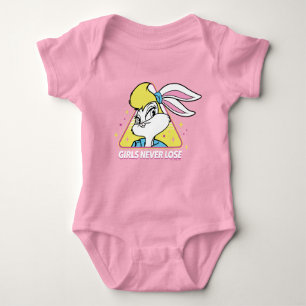Lola Bunny Girls Never Lose Baby Bodysuit