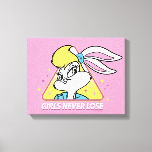 Lola Bunny Girls Never Lose Canvas Print
