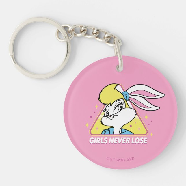 Lola Bunny Girls Never Lose Keychain (Front)