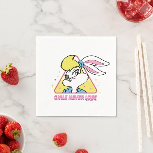 Lola Bunny Girls Never Lose Napkins