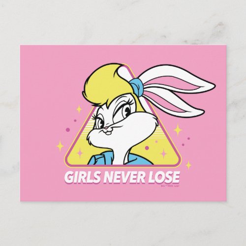 Lola Bunny Girls Never Lose Postcard