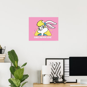 Lola Bunny Girls Never Lose Poster