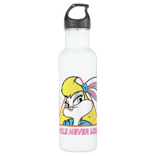 Lola Bunny Girls Never Lose Stainless Steel Water Bottle