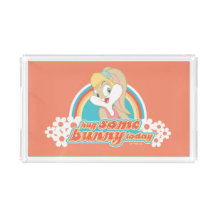 Lola Bunny Hug Some Bunny Today Acrylic Tray