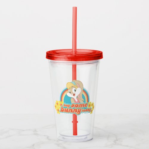 Lola Bunny Hug Some Bunny Today Acrylic Tumbler