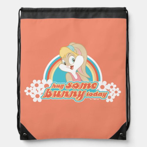 Lola Bunny Hug Some Bunny Today Drawstring Bag