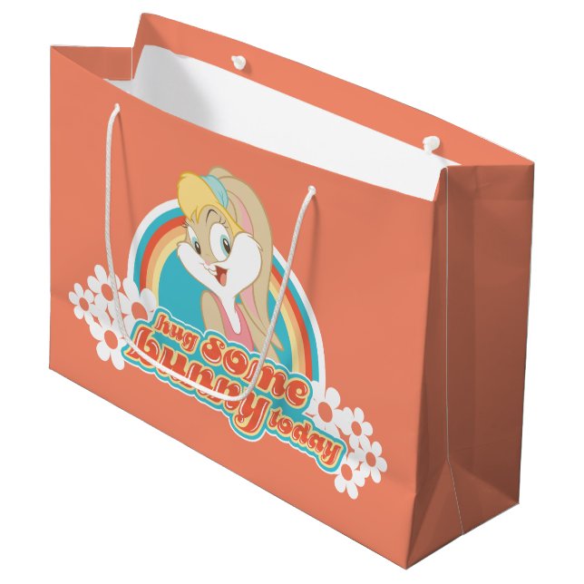 Lola Bunny Hug Some Bunny Today Large Gift Bag (Front Angled)