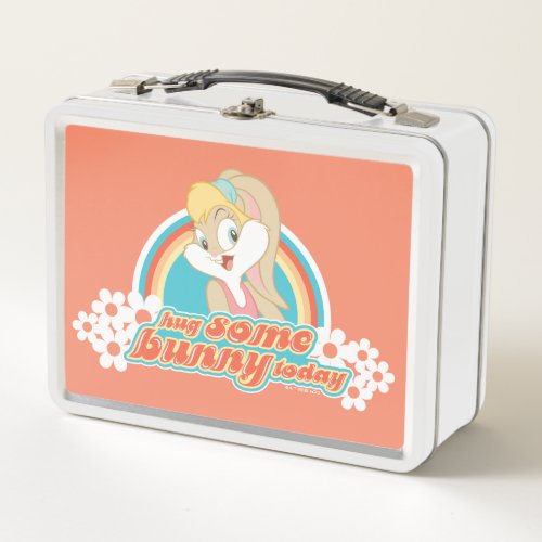 Lola Bunny Hug Some Bunny Today Metal Lunch Box