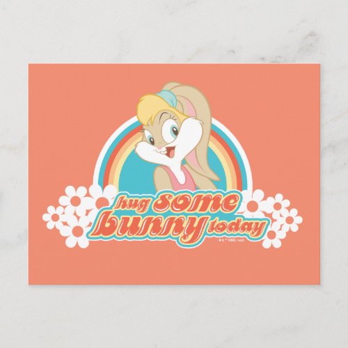 Lola Bunny Hug Some Bunny Today Postcard