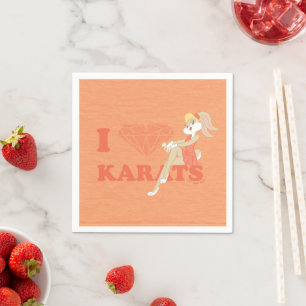 Lola Bunny I Heart Karats Napkins