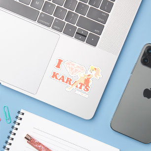 Lola Bunny I Heart Karats Sticker