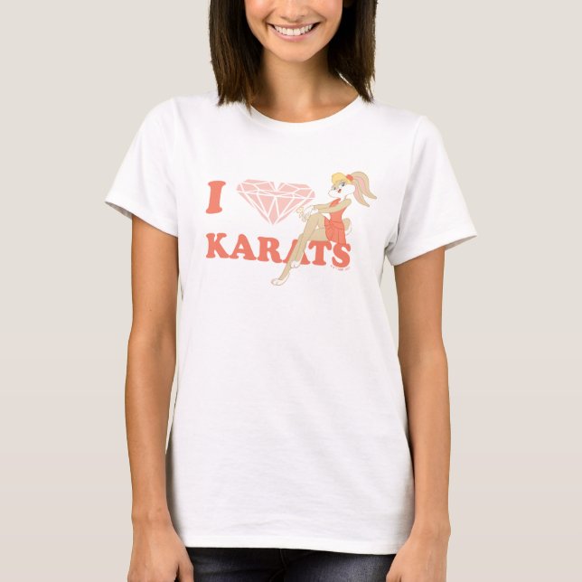 Lola Bunny I Heart Karats T-Shirt (Front)