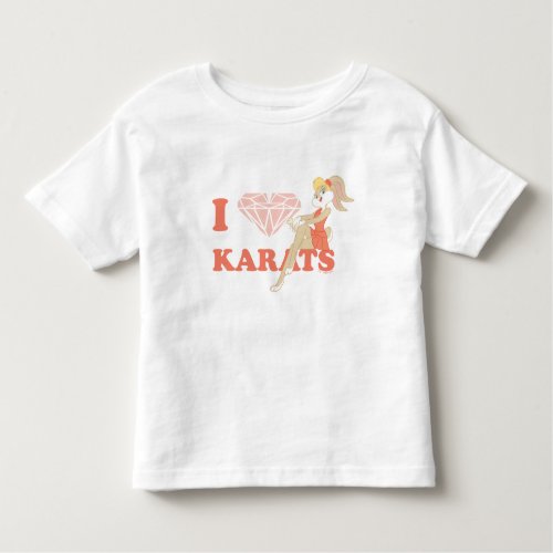 Lola Bunny I Heart Karats Toddler T_shirt